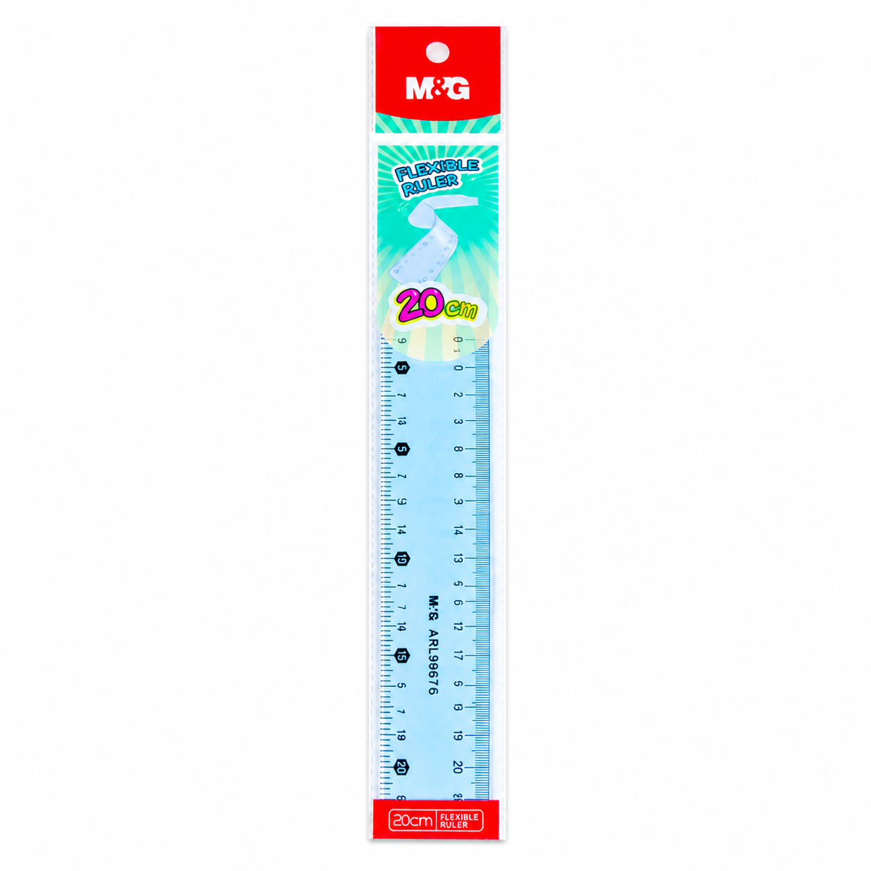M&G Flexible Plastic Ruler20cm-Code ARL960Y6